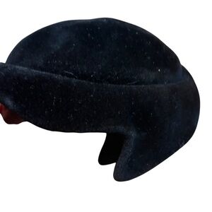 Arnold Constable Fifth Ave Ny Black ladies Hat velvet women’s black vintage